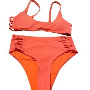 Tinibikini size large too and bottoms cute bathing suit great deal